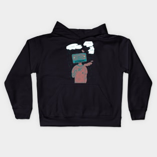 Nostalgia Mixing Tape Hand Drawn Kids Hoodie